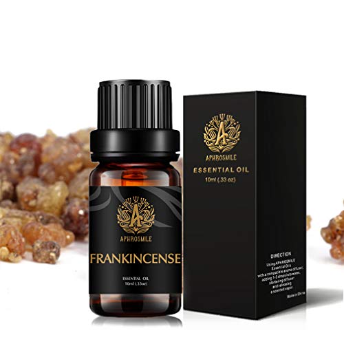 Aromaterapia incienso Aceite esencial, 100% puro Frankincense aceite esencial fragancia para difusor, humidificador, masaje, grado terapéutico aceite perfumado incienso para Hogar 0.33oz-10ml