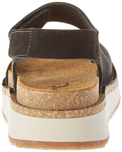 Art Vancouver, Zapatos de tacón con Punta Abierta para Mujer, Negro (Black Black), 38 EU