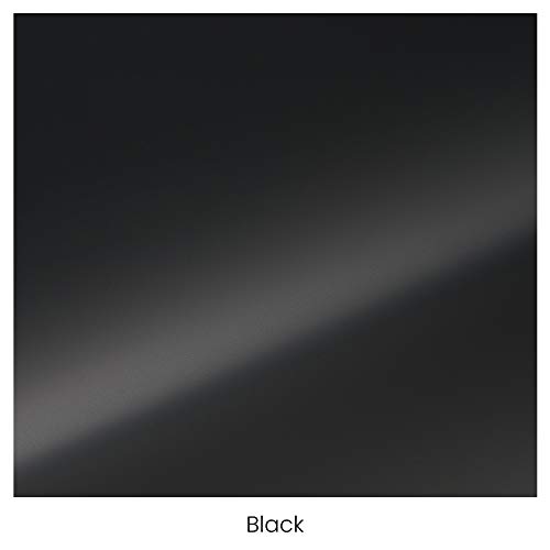 Arteza Vinilo textil termoadhesivo negro | 25,4 x 30,5 cm | Caja de 14 hojas | Vinilo térmico resistente, fácil de pelar y sin tóxicos | Apto para cualquier máquina de corte | Vinilo negro para telas