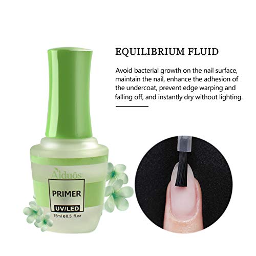 ARTIFUN Deshidratador De Uñas Uv/Led Nail Arts Primer Base Gel Secado Rápido Balance Inodoro Para Superficies De Uñas Elimina Aceites Y Humedad 15 Ml