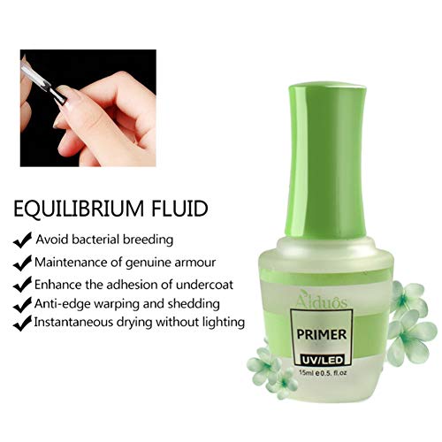 ARTIFUN Deshidratador De Uñas Uv/Led Nail Arts Primer Base Gel Secado Rápido Balance Inodoro Para Superficies De Uñas Elimina Aceites Y Humedad 15 Ml