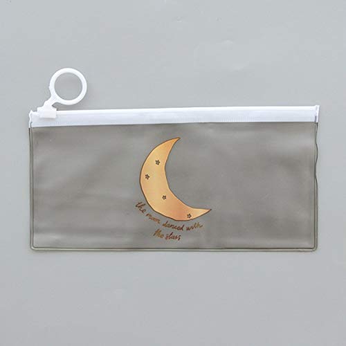 ASCZFAS bolsa de lápiz 1 Unids Venta Caliente Estuche de Lápices Transparentes Para Estudiantes Material Escolar con Cremallera de PVC con Cremallera Cosmética Organizador de Bolsas Envío Gratis 5