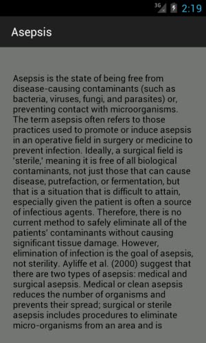 Asepsis