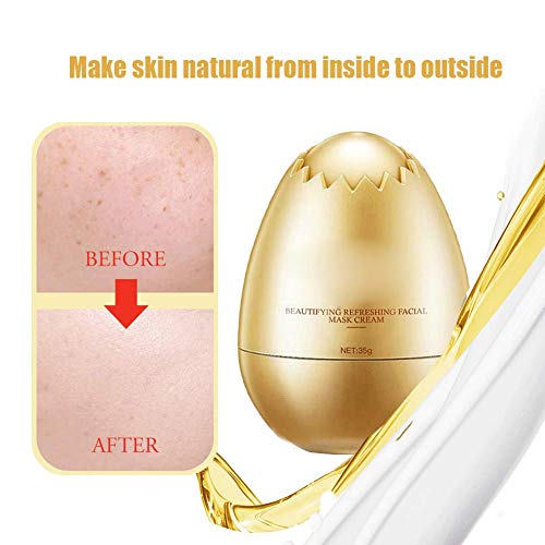 Ashopfun Peel-Off Facial Cream - Egg Mask Anti Aging|Mascarilla Exfoliante Facial | Hidratar Piel|Skin Care