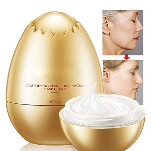 Ashopfun Peel-Off Facial Cream - Egg Mask Anti Aging|Mascarilla Exfoliante Facial | Hidratar Piel|Skin Care