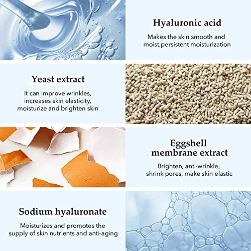 Ashopfun Peel-Off Facial Cream - Egg Mask Anti Aging|Mascarilla Exfoliante Facial | Hidratar Piel|Skin Care