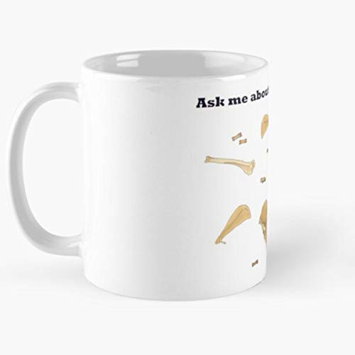 Ask Me About My Bone Collection Classic Mug - Novelty Ceramic Cups 11oz, Unique Birthday And Holiday Gifts For Mom Mother Father-teiltspe