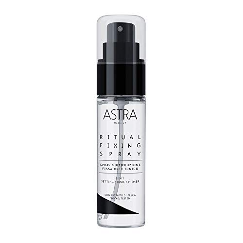Astra Make-Up - Fijador de maquillaje, fijador de maquillaje, maquillaje líquido, sin alcohol, 50 ml, piel