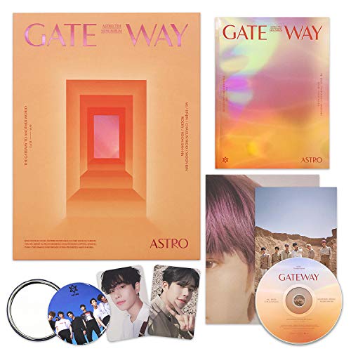 ASTRO 7th Mini Album - Gateway [ TIME TRAVELER ver. ] CD + Photobook + Postcard + Photocards + Folding Poster + OFFICIAL POSTER + FREE GIFT / K-pop Sealed