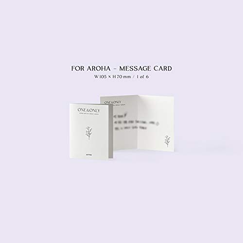 ASTRO Speical Single Album - [ ONE&ONLY ] CD + Booklet + Message Card + Group Postcard + Selfie Photocard + OFFICIAL POSTER + FREE GIFT / K-pop Sealed
