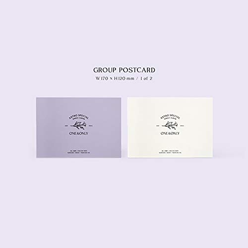 ASTRO Speical Single Album - [ ONE&ONLY ] CD + Booklet + Message Card + Group Postcard + Selfie Photocard + OFFICIAL POSTER + FREE GIFT / K-pop Sealed