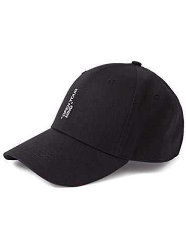 Asylum Seeker La Nueva Marca De Protectores Solares Bordados Béisbol Gorra Al Aire Libre Ajustable Estilo Vintage Unisex Hip Hop Sombrero Aire Libre @Talla Única_Negro