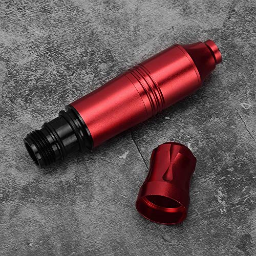 ATOMUS Rotary Tattoo Machine Tattoo Pen Cartridge Machine Gun Liner Shader with DC Cord 9000r/m Motor Zinc Alloy Tattoo Machine Kit for Body Art Tattoo(red)