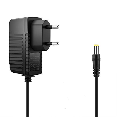 Aukru 9.5 V 1 A Fuente de alimentación/cargador para Casio Teclado SA 46 SA 47 Mini Keyboard 32 teclas MS 20 Mini Sintetizador