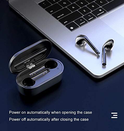 Auriculares Bluetooth, Auriculares inalámbricos Bluetooth 5.0 Audífonos Wireless en Oido Carga Rapida USB-C Impermeables Micrófono Incorporado Sonido Estéreo con Graves Profundos con Caja de Carga