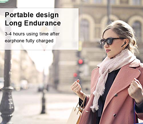 Auriculares Bluetooth, Auriculares inalámbricos Bluetooth 5.0 Audífonos Wireless en Oido Carga Rapida USB-C Impermeables Micrófono Incorporado Sonido Estéreo con Graves Profundos con Caja de Carga