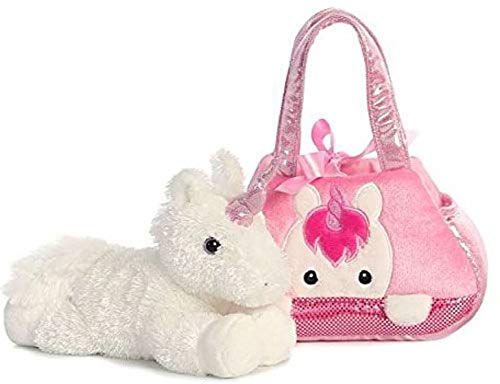 Aurora 32795 - Bolso Fancy Pal Peek-a-Boo para mascotas, unicornio, 21 cm, rosa