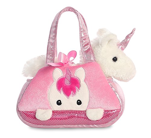 Aurora 32795 - Bolso Fancy Pal Peek-a-Boo para mascotas, unicornio, 21 cm, rosa