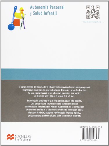 AUTONOMIA PERSONAL Y SALUD INFANTIL (Educación Infantil) - 9788415656791