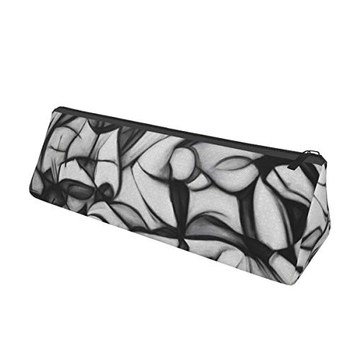 Avant Garde Art 4 triángulo pluma bolsa portátil lápiz estuche cosmético bolsa bolsa para oficina estudiante mujeres