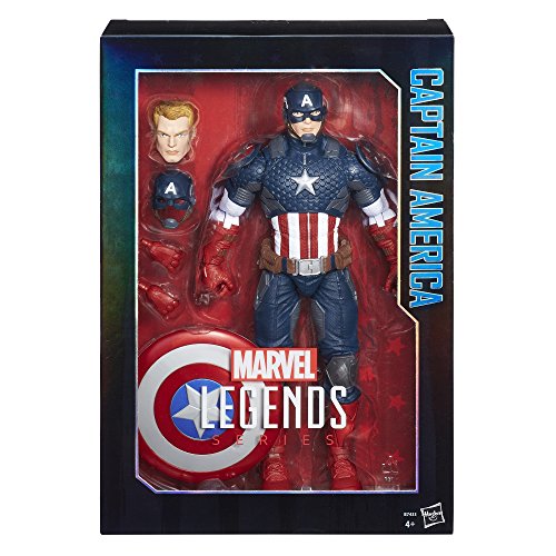 Avengers- Marvel Legends Figura Capitán América, Multicolor (Hasbro B7433EU4)