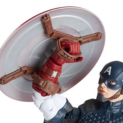 Avengers- Marvel Legends Figura Capitán América, Multicolor (Hasbro B7433EU4)
