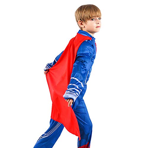 Avsvcb Cosplay Disfraz de Navidad para niños Disfraz de Anime Halloween Novedad Regalo Ropa de héroe Disfraz de héroe Muscular