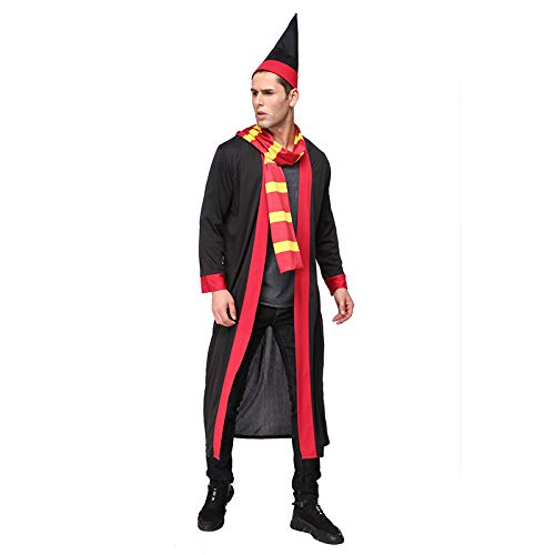 Avsvcb Cosplay Traje de Fiesta de Navidad para niños espectáculo de Halloween Novedad Regalo Mago Fiesta Disfraz