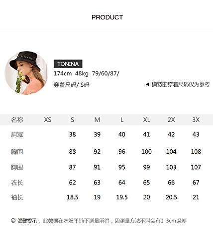 Avsvcb Nueva Camiseta de Verano Estilo hyuna Suelta de algodón de Manga Corta con Estampado Rojo Ropa de Mujer