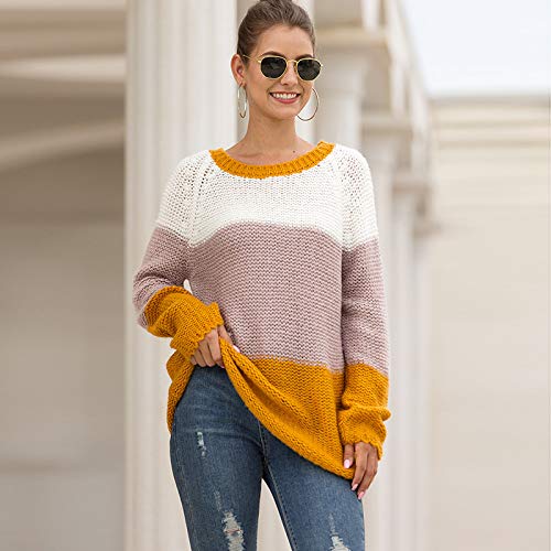 Avsvcb Otoño e Invierno Americana línea Gruesa suéter suéter a Juego suéter de Punto de Comercio Exterior para Mujer