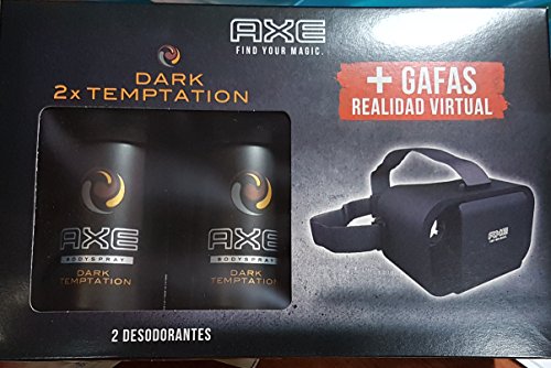 Axe dark tempation pack 2 unidades + gafas realidad virtual.
