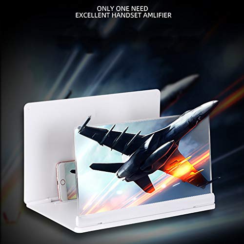 AZCSPFALB 20 Pulgadas Moda Lupa de Pantalla del Teléfono, Pantalla Grande Multifuncional Plegable del Titular for Teléfono Móvil 3D Universal HD Portátil Proyector para Smartphone