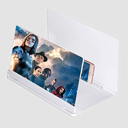 AZCSPFALB 20 Pulgadas Moda Lupa de Pantalla del Teléfono, Pantalla Grande Multifuncional Plegable del Titular for Teléfono Móvil 3D Universal HD Portátil Proyector para Smartphone