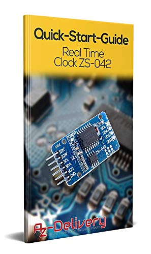 AZDelivery 3 x Reloj en tiempo real RTC DS3231 y bateria incluida gratis I2C para Arduino, Raspberry Pi y microcontrolador (con AT24C32)