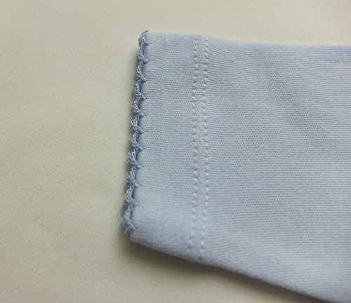 babidu BODY CUELLO BATISTA, Body para Bebé-Niños, Celeste, 12 meses