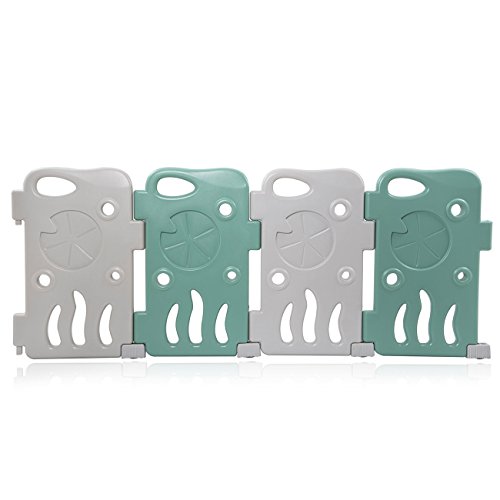 Baby Vivo Parque Corralito Plegable Puerta Robusto Plastico Bebe Barrera de Seguridad Jugar - Fridolin