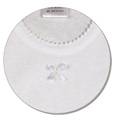 BabyVip - Undershirt Íntima para niño y niña, Estilo básico, 100% algodón, Material hipoalergénico - Crema - 10-11 años