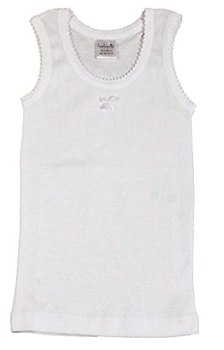 BabyVip - Undershirt Íntima para niño y niña, Estilo básico, 100% algodón, Material hipoalergénico - Crema - 10-11 años