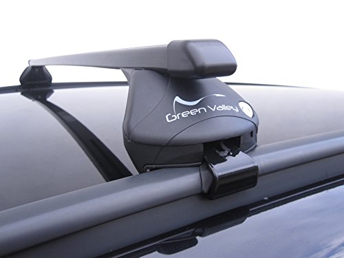 Baca barras de barra con rieles de techo a partir de Mercedes Clase C Estate 2015-