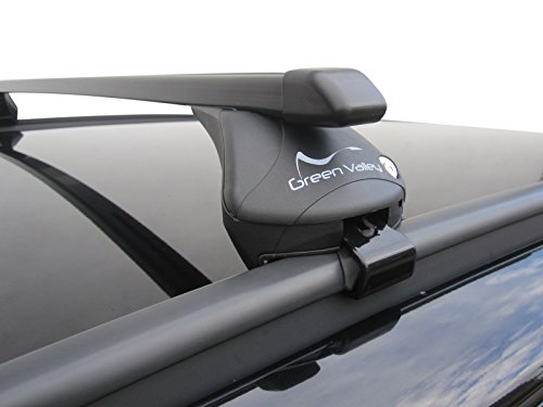 Baca barras de barra con rieles de techo a partir de Mercedes Clase C Estate 2015-