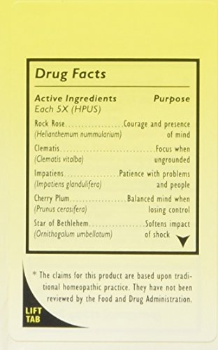 Bach, Original Flower Remedies, Rescue Remedy, Natural Stress Relief for Kids, 0.35 fl oz (10 ml)
