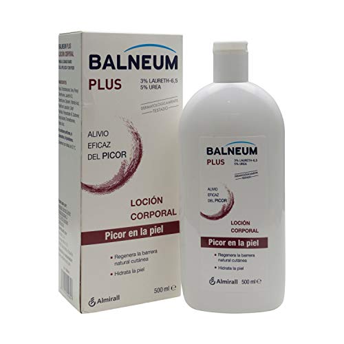 Balneum Plus Loción Corporal calmante contra la descamación (alivia el picor en 5min), 500ml