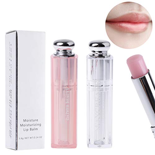 Bálsamo de labios hidratante de ácido hialurónico sin color, barra de labios desalinizante 1