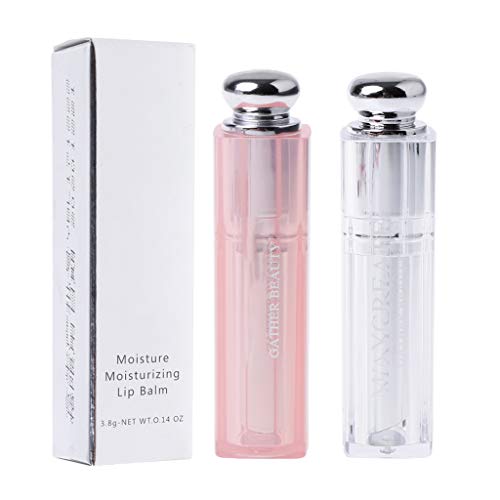 Bálsamo de labios hidratante de ácido hialurónico sin color, barra de labios desalinizante 1