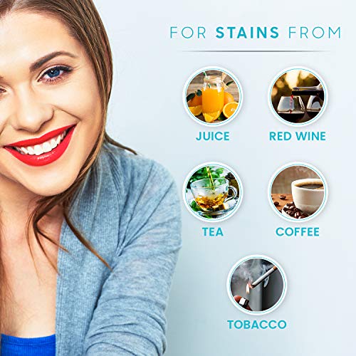 Bandas Blanqueadoras de Dientes mysmile - 28 Tiras Blanqueamiento Dental, Gel Blanqueador Natural Con Tecnología Antideslizante, Elimina Manchas Dentales, Seguro Para el Esmalte y Reduce Sensibilidad