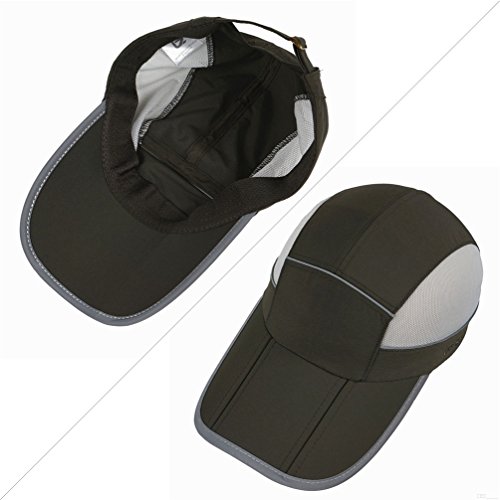 Baseball Cap,Mens Summer Hat,UPF 50+ Lightweight Outdoor Hat Foldable UV Sports Hats Quick Dry with Reflective Tape Pocket Caps Waterproof Fishing Camp Golf The Dad Hat for Women Army Green ZL78