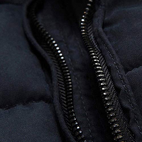 BaZhaHei Hombre Invierno Cazadoras De Plumas Calor Grueso Manga Larga Encapuchado Chaquetas Acolchado Hombre Inverno Chaqueta Acolchada con Capucha De Pelo Espesar Cálido para hoombre