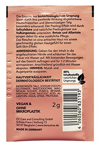 #be routine Enzym Peeling en polvo, 24 g