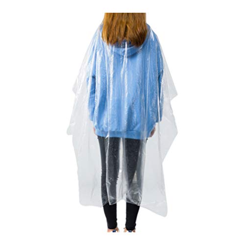 Beaupretty 100 Piezas Delantal de Corte de Pelo Capa de Peluquería Batas Protectoras Batas Desechables Monos de Protección Médica Capas Químicas Impermeables