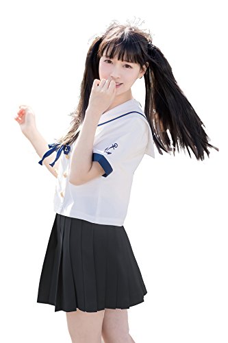 Beautifulfashionlife Mujer Talle Alto plisado Cosplay disfraces faldas de Japón